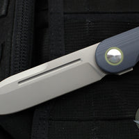 Terrain 365 Narwhal-AT Flipper- Gray G-10 And Titanium Handle- Terravantium Blade