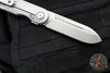 Terrain 365 Narwhal-AT Flipper- Gray G-10 And Titanium Handle- Terravantium Blade