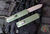 Terrain 365 UFO OTF- OD Green Aluminum Handle- Bead Blast Vanax Blade