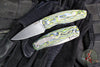 Three Rivers Manufacturing- Neutron 2- Linerlock- Camo Carbon Handle- Gecko- 3D Contoured- Magnacut Stonewash Blade