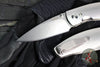 Three Rivers Manufacturing- Neutron 2- Linerlock- Titanium Handle- 3D Contoured Pinstripe Pattern- Stonewash Blade