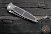 Vintage 10/1998 Microtech MINI Socom Elite- Manual- Black Handle- Black Part Serrated Blade