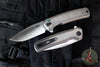 Zero Tolerance Model 0044 - Button Lock Flipper- Titanium Handle- Stonewash/ Satin S45VN Blade