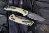 Zero Tolerance Model 0203- DuraLock Folder- Contoured Olive G-10 Handle- Black M4 Blade 0203