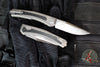 Zero Tolerance Model 0556 - Out The Side Button Auto- Titanium Handle- Carbon Fiber Inlay- Stonewash/Satin Magnacut Blade 0556
