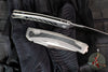 Zero Tolerance Model 0556 - Out The Side Button Auto- Titanium Handle- Carbon Fiber Inlay- Stonewash/Satin Magnacut Blade 0556