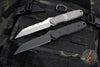 Blackside Customs Americana- Reverse Tanto Edge- Two-Tone Gray Matter Blade Finish- Titanium Handle Scales BSC-AM-TTGM-TI  *Scratch Discount