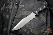 Microtech Arbiter Fixed Blade- Black Handle- Apocalyptic Finish Blade 104-10 AP