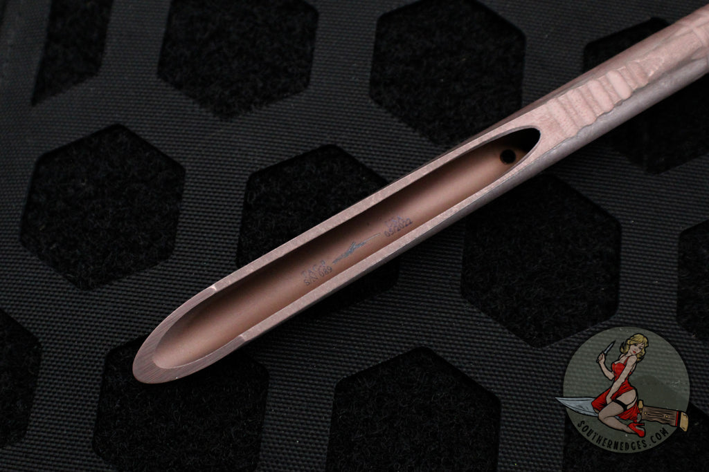 Microtech Rose Gold Microtech Tac-P Spike- Rose Gold Finished Titanium 112-1 PVDRGS ...