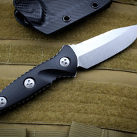 Microtech Socom Alpha Mini Single Edge Fixed Stonewash Blade 113 M-10
