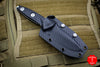 Microtech Socom Alpha Mini Single Edge Fixed Stonewash Blade 113 M-10