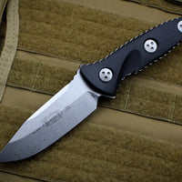 Microtech Socom Alpha Mini Single Edge Fixed Stonewash Blade 113 M-10