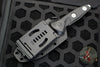 Microtech Socom Alpha Mini Single Edge Fixed Stonewash Part Serrated Blade 113M-11
