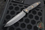 Microtech Socom Alpha- Tanto Edge- Carbon Fiber Handle With Black DLC Fixed Blade 114-1 DLCCFS