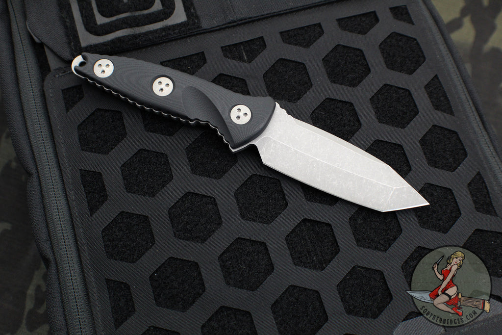 Microtech Mini Alpha Microtech Socom Alpha- Mini- Tanto Edge- Apocalyptic Plain Edge Blade ...