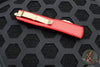 Microtech Ultratech OTF Knife- Hellhound Edge- Red Handle- Bronzed Blade 119-13 RDS