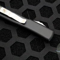Microtech Ultratech OTF Knife- Warhound- Black Handle- Stonewash Blade 119W-10 S