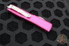 Microtech Ultratech OTF Knife- Bayonet Edge- Pink Handle- Stonewash Blade 120-10 PK