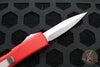 Microtech Ultratech OTF Knife- Bayonet Edge- Red Handle- Stonewash Blade 120-10 RD