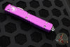 Microtech Ultratech OTF Knife- Bayonet Edge- Violet Handle With Stonewash Blade 120-10 VI