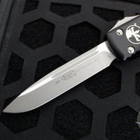 Microtech Ultratech Black Single Edge OTF Knife Apocalyptic Blade 121-10 AP