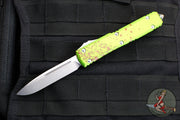 Microtech Ultratech OTF Knife- Single Edge- Zombietech Finished Handle- Stonewash Blade 121-10 Z