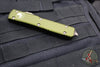 Microtech Ultratech OTF Knife- Single Edge- OD Green Handle- Bronze Apocalyptic Blade 121-13 APOD