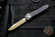 Microtech Ultratech Black Single Edge OTF Knife Bronze Apocalyptic Blade 121-13 AP