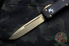 Microtech Ultratech Black Single Edge OTF Knife Bronzed Blade 121-13