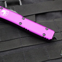 Microtech Ultratech Violet Single Edge SE OTF Knife Black Blade 121-1 VI