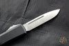Microtech Ultratech Black Single Edge OTF Knife Satin Blade 121-4