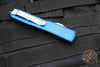Microtech Ultratech Blue Single Edge SE OTF Knife Satin Blade 121-4 BL