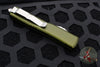 Microtech Ultratech OTF Knife- Single Edge- OD Green Handle- Satin Blade 121-4 OD