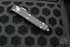 Microtech Ultratech Black Single Edge OTF Knife Satin Part Serrated Blade 121-5