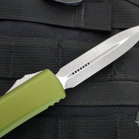 Microtech Ultratech OTF Knife- Double Edge- OD Green Handle- Apocalyptic Blade 122-10 APOD