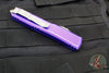 Microtech Ultratech OTF Knife- Double Edge- Purple Handle- Apocalyptic Blade 122-10 DPU