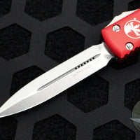 Microtech Ultratech Red Double Edge DE OTF Knife with Stonewash Blade 122-10 RD