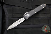 Microtech Ultratech OTF Knife- Black Handle- Part Serrated Apocalyptic Blade 122-11 AP