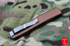 Microtech Ultratech Tan Double Edge OTF Knife Apocalyptic Full Serrated Blade 122-12 APTA