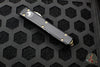 Microtech Ultratech OTF Knife- Double Edge- Black Handle- Bronzed Blade and Hardware 122-13