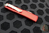 Microtech Ultratech OTF Knife- Double Edge- Red Handle- Stonewash Plain Edge 122-13 RD