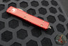 Microtech Ultratech OTF Knife- Double Edge- Red Handle- Stonewash Plain Edge 122-13 RD