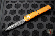 Microtech Ultratech OTF Knife- Orange Handle- Black Blade 122-1 OR