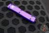 Microtech Ultratech OTF Knife- Double Edge- Purple- Black Blade 122-1 PU