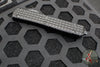 Microtech Ultratech OTF Knife- Double Edge- Tactical- Black Frag Handle-Black Plain Edge Blade 122-1 TFRS