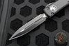 Microtech Ultratech OTF Knife- Double Edge- Tactical- Black Handle- Black Plain Edge Blade 122-1 T
