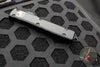 Microtech Ultratech OTF Knife- Double Edge- Tactical- Black Handle- Black Plain Edge Blade 122-1 T