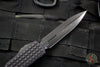 Microtech Ultratech Delta Double Edge OTF Frag Black with Black DLC HW Nickel Boron Internals 122-1UT-DS