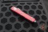 Microtech Ultratech OTF Knife- Double Edge- Merlot Red with Satin Blade 122-4 MR