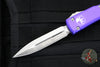 Microtech Ultratech OTF Knife- Double Edge- Purple With Satin Blade 122-4 PU